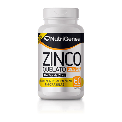 Zinco Quelato 29,5 mg - 60 Capsulas