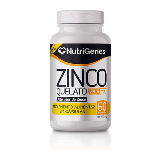 Zinco Quelato 29,5 mg - 60 Capsulas